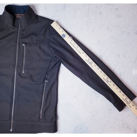 KUHL Impakt 1019 Full Zip Jacket Medium Dark Heather Brown Men's Size Small VGUC - Picture 10 of 13